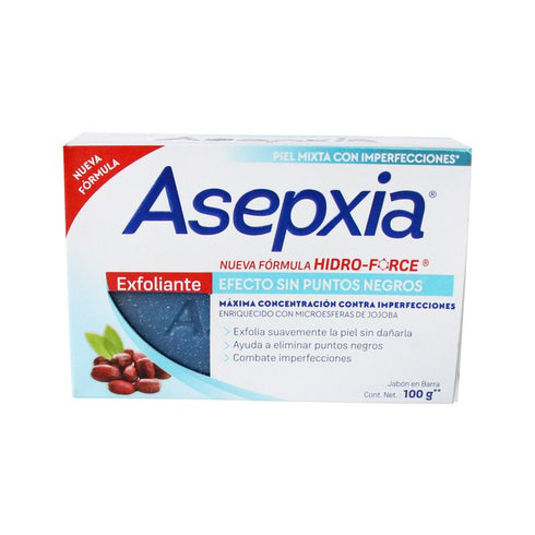 jabon asepxia 100g exfoliante